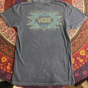 Vans geometric design tee